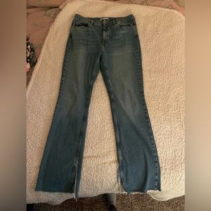 Zara Jeans with slits at the bottom